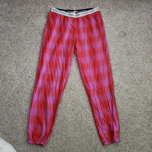 Victoria's Secret pink plaid pajama pants - Picture 2 of 6